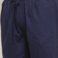 Indian Needle Men's Navy Blue Solid Cotton Track Pants ( JOG 011Navy )