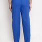 Indian Needle Men's Blue Solid Cotton Track Pants ( JOG 011Royal-Blue )