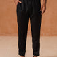 Solid Cotton Pyjama For Men ( ANKPJ 006 Black )