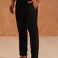 Solid Cotton Pyjama For Men ( ANKPJ 006 Black )