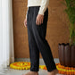 Men Pack of 2 Solid Cotton Pyjamas ( ANKPJ 006Black Pack-2 )