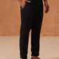 Solid Cotton Pyjama For Men ( ANKPJ 006 Black )
