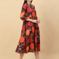 Floral Printed Anarkali Kurta ( ANKW 1526 Navy )