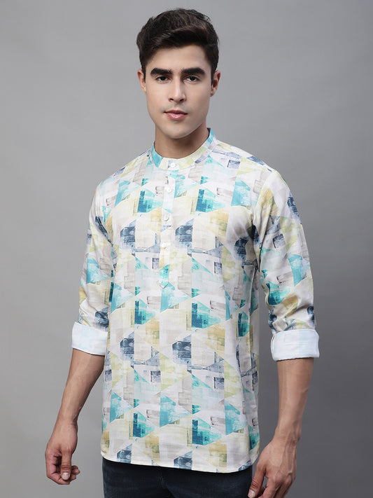Printed Short Kurtas ( ANMKO 115Multi )