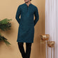 Embroidered and Sequinned Kurta with Pyjamas ( ANMKP B-P 171Blue )