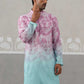 Printed & Embroidered Kurta ( ANMKO 197Magenta ) [RT] [ H2 ]