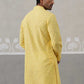 Embroidered Cotton Kurta ( ANMKO 258Lemon )  [RT] [P-10]