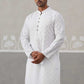 Embroidered Cotton Kurta ( ANMKO 258White )  [RT] [P-10]
