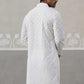 Embroidered Cotton Kurta ( ANMKO 258White )  [RT] [P-10]