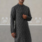 Woven Design Straight Kurta ( ANMKO 269Grey )  [RT] [P-13]