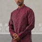 Woven Design Straight Kurta ( ANMKO 269Maroon )  [RT] [P-13]