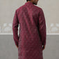 Woven Design Straight Kurta ( ANMKO 269Maroon )  [RT] [P-13]