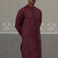 Woven Design Straight Kurta ( ANMKO 269Maroon )  [RT] [P-13]
