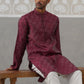Woven Design Straight Kurta ( ANMKO 269Maroon )  [RT] [P-13]