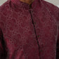 Woven Design Straight Kurta ( ANMKO 269Maroon )  [RT] [P-13]