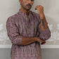 Classic Ethnic Wear Woven Design Kurtas ( ANMKO 270Purple )  [RT] [G-1-2]