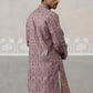 Classic Ethnic Wear Woven Design Kurtas ( ANMKO 270Purple )  [RT] [G-1-2]