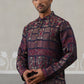 Maroon Woven Design Jacquard Kurtas ( ANMKO 271Maroon )  [RT] [M-7]