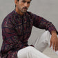 Maroon Woven Design Jacquard Kurtas ( ANMKO 271Maroon )  [RT] [M-7]