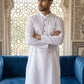 Solid Kurta Pyjama for Men ( ANMKP W 273White )
