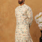 Foil Printed Cotton Blend Kurta ( ANMKO 281Cream )