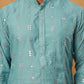 Viscose Rayon Mirror-Work Kurta ( ANMKO 290Blue )