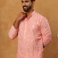 Viscose Rayon Mirror-Work Kurta ( ANMKO 290Peach )