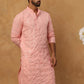 Viscose Rayon Mirror-Work Kurta ( ANMKO 290Peach )