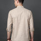 Solid Casual Short Kurta for Men ( ANMKO 302Beige )