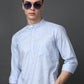 Solid Casual Short Kurta for Men ( ANMKO 302Blue )