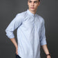 Solid Casual Short Kurta for Men ( ANMKO 302Blue )
