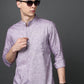 Solid Casual Short Kurta for Men ( ANMKO 302Purple )