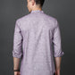 Solid Casual Short Kurta for Men ( ANMKO 302Purple )