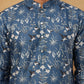 Cotton Blend Printed Kurta ( ANMKO 307Blue )