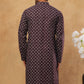 Classic Printed Cotton Blend Kurta ( ANMKO 310Maroon )