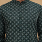 Classic Printed Cotton Blend Kurta ( ANMKO 310Olive )