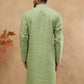 Cotton Blend All-Over Printed Kurta ( ANMKO 311Green )