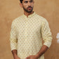 Cotton Blend All-Over Printed Kurta ( ANMKO 311Yellow )