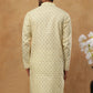 Cotton Blend All-Over Printed Kurta ( ANMKO 311Yellow )
