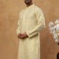 Cotton Blend All-Over Printed Kurta ( ANMKO 311Yellow )