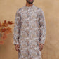 Traditional Printed Cotton Blend Kurta ( ANMKO 313Brown )