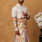 Ethnic Printed and Thread Work Kurta ( ANMKO 314Off-White )