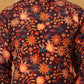 Men’s Cotton Blend Printed Kurta ( ANMKO 315Orange )