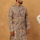 Printed Cotton Blend Kurta ( ANMKO 316Orange )