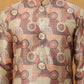 Traditional Printed Cotton Blend Kurta ( ANMKO 317Brown )