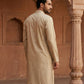 Men’s Ethnic Printed Kurta ( ANMKO 322Beige )