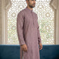 Men’s Ethnic Printed Kurta ( ANMKO 322Magenta )