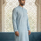Men’s Ethnic Printed Kurta ( ANMKO 322Sky )