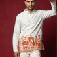 Premium Cotton Blend Printed Ethnic Kurtas ( ANMKO 333 White )