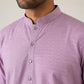 Traditional Printed Thread Work Kurta for Men ( ANMKO 340 Purple )